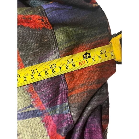 NWT Jess and jane SCOOPNECK SOFT DOLMAN SLEEVE MULTICOLORED BLOUSE - Picture 10 of 12